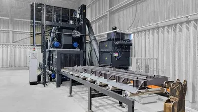 Roller Conveyor Shot Blasting